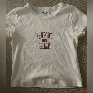 Brandy Melville Newport Beach Baby Tee